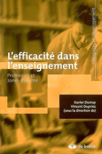 L'efficacité dans l'enseignement : promesses et zones d'ombre