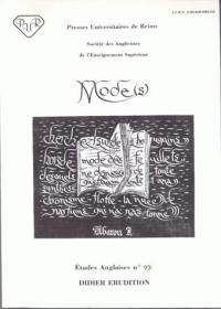 Modes : actes