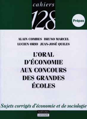 L'oral d'économie aux concours des grandes écoles