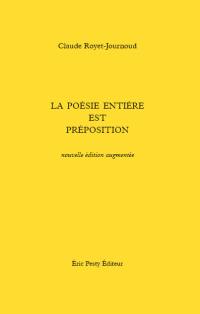 La poésie entière est préposition