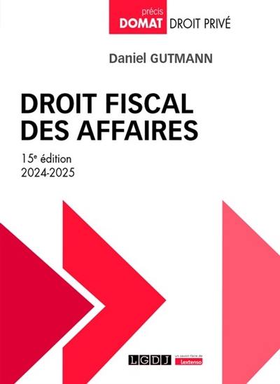 Droit fiscal des affaires : 2024-2025