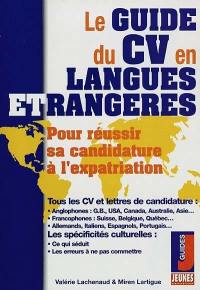 Le guide du CV en langues étrangères