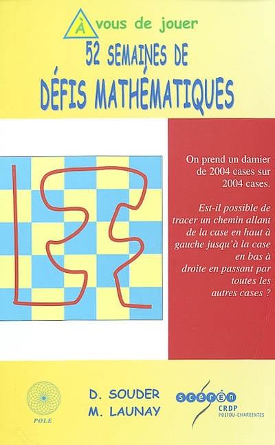 52 semaines de défis mathématiques