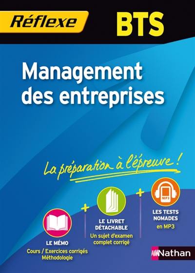 Management des entreprises, BTS : nouveau programme, nouvelle épreuve