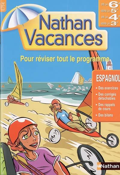 Espagnol de la 6e vers la 5e, de la 4e vers la 3e : pour réviser tout le programme