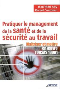 Pratiquer le management de la santé et de la sécurité au travail : maîtriser et mettre en oeuvre l'OHSAS 18001