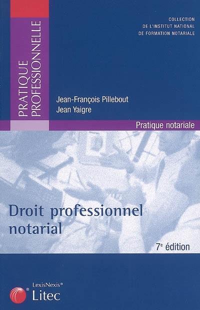 Droit professionnel notarial