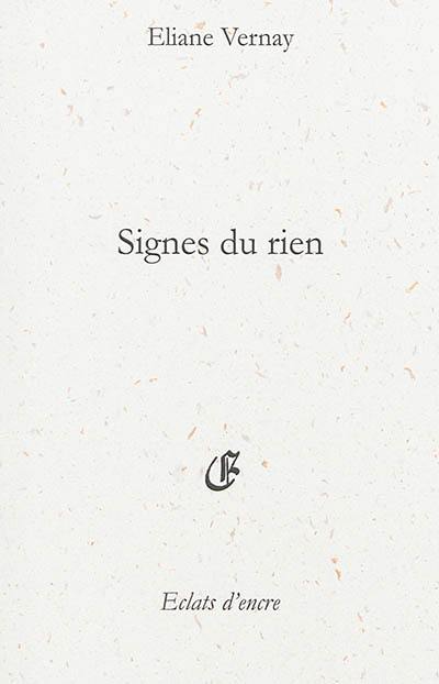 Signes du rien