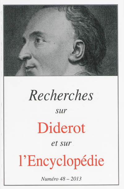 Recherches sur Diderot et sur l'Encyclopédie, n° 48