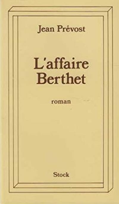 L'affaire Berthet