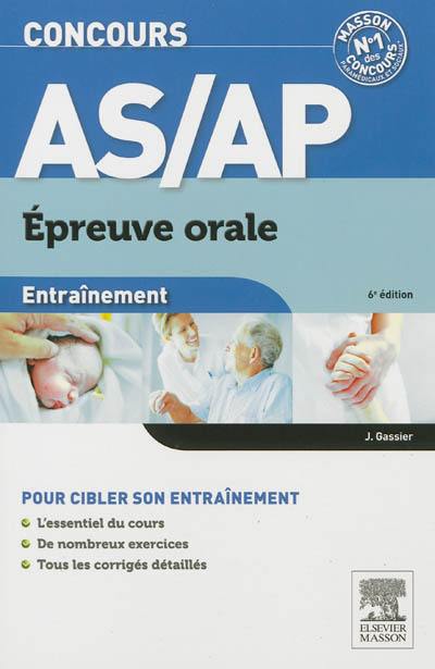 Concours AS-AP : épreuve orale