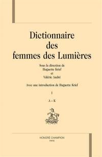 Dictionnaire des femmes des Lumières