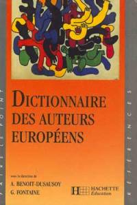 Dictionnaire des auteurs européens