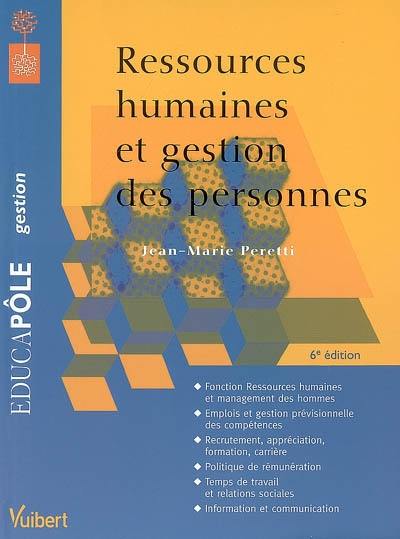 Ressources humaines et gestion des personnes