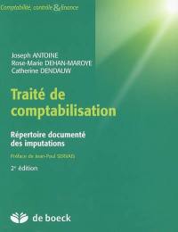 Traité de comptabilisation : répertoire documenté des imputations