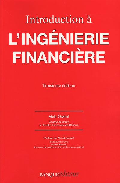 Introduction à l'ingénierie financière