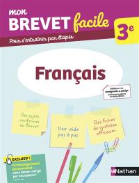 Mon brevet facile, 3e : français