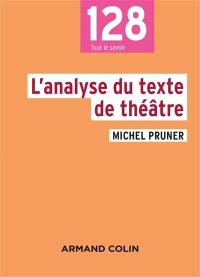 L'analyse du texte de théâtre