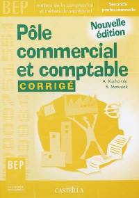 Pôle commercial et comptable, 2de BEP métiers de la comptabilité et métiers du secrétariat : corrigé