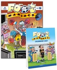 Les foot-maniaks : pack tome 18 + calendrier 2025