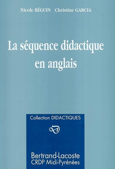 La séquence didactique en anglais