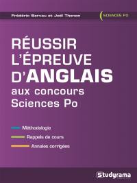 Réussir l'épreuve d'anglais aux concours Sciences Po