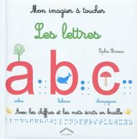 Mon imagier à toucher : les lettres