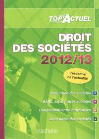 Droit des sociétés : 2012-13