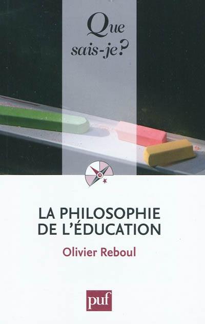 La philosophie de l'éducation