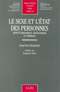 Le Sexe et l'état des personnes