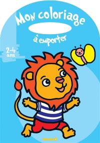 Lion : mon coloriage à emporter, 2-4 ans