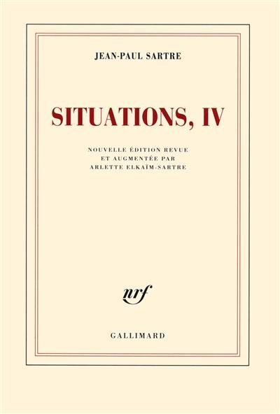 Situations. Vol. 4. Avril 1950-avril 1953