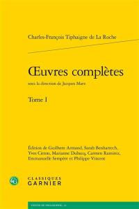 Oeuvres complètes. Vol. 1