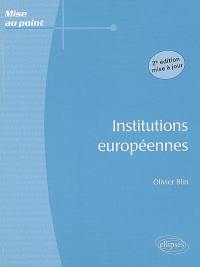 Institutions européennes