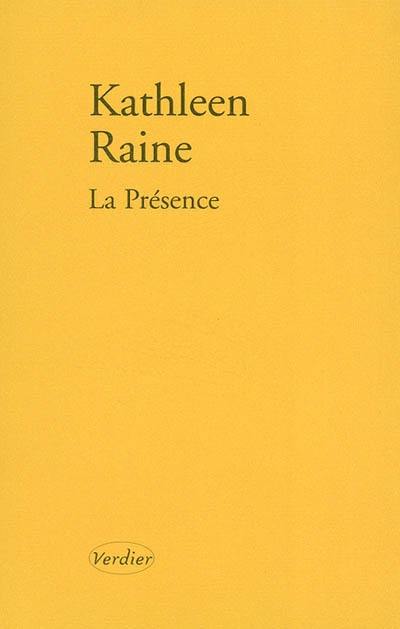 La présence : poèmes 1984-1987