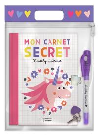 Lovely licornes : mon carnet secret