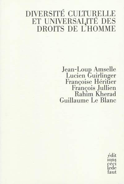 Diversité culturelle et universalité des droits de l'homme