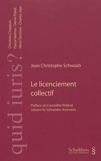 Le licenciement collectif