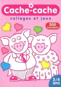 Collages et jeux : cochon