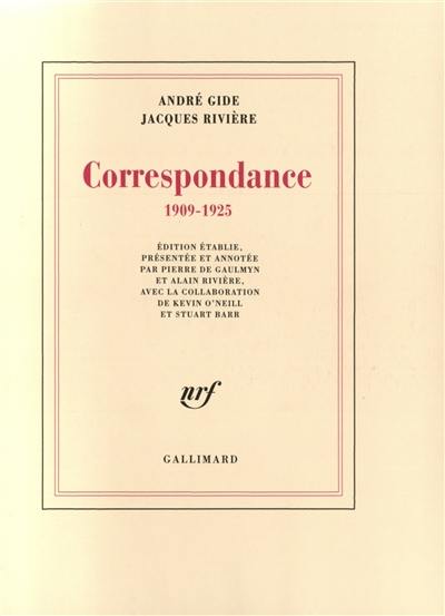 Correspondance 1909-1925