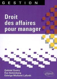 Droit des affaires pour manager