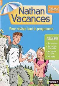 Allemand collège : pour réviser tout le programme