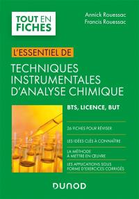 Techniques instrumentales d'analyse chimique : BTS, licence, BUT