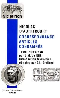 Correspondance, articles condamnés