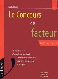 Le concours de facteur : concours externe