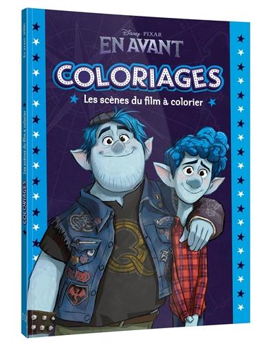 En avant : coloriages : les scènes du film à colorier