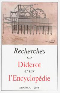 Recherches sur Diderot et sur l'Encyclopédie, n° 50