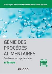 Génie des procédés alimentaires : des bases aux applications