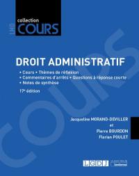 Droit administratif : cours, réflexions et débats