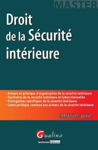 Droit de la sécurité intérieure